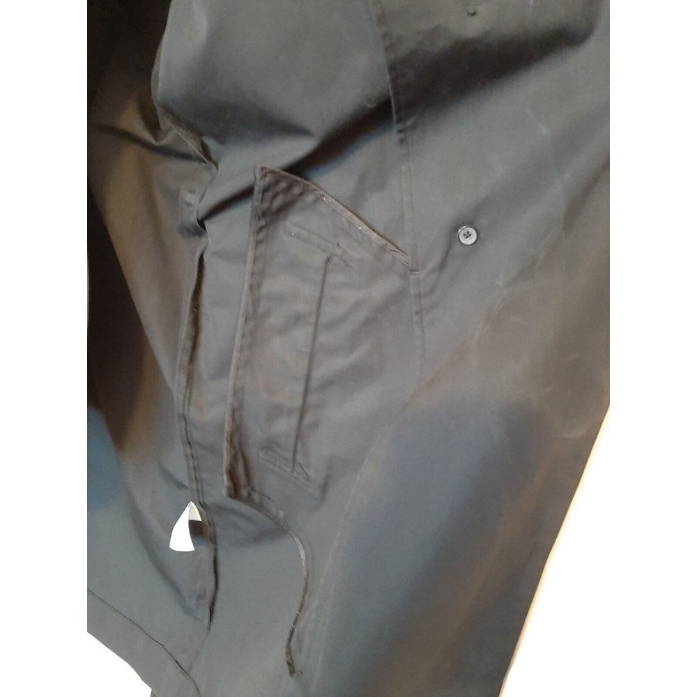 Everlane Women's Drape Trench Coat XS Black Belted - Picture 7 of 10